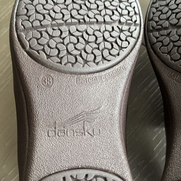 Dansko Women’s Abigail Brown Leather Slip On Clogs Nursing Comfort Shoes Size 38 - Picture 9 of 12